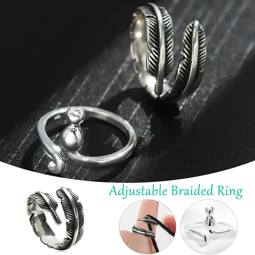 DIY Yarn Guides Finger Wear Jewelry Sewing Hook Crochet Loop Knitted Ring Knitting Loop
DIY Yarn Guides Finger Wear Jewelry Sewing Hook Crochet Loop Knitted Ring Knitting Loop