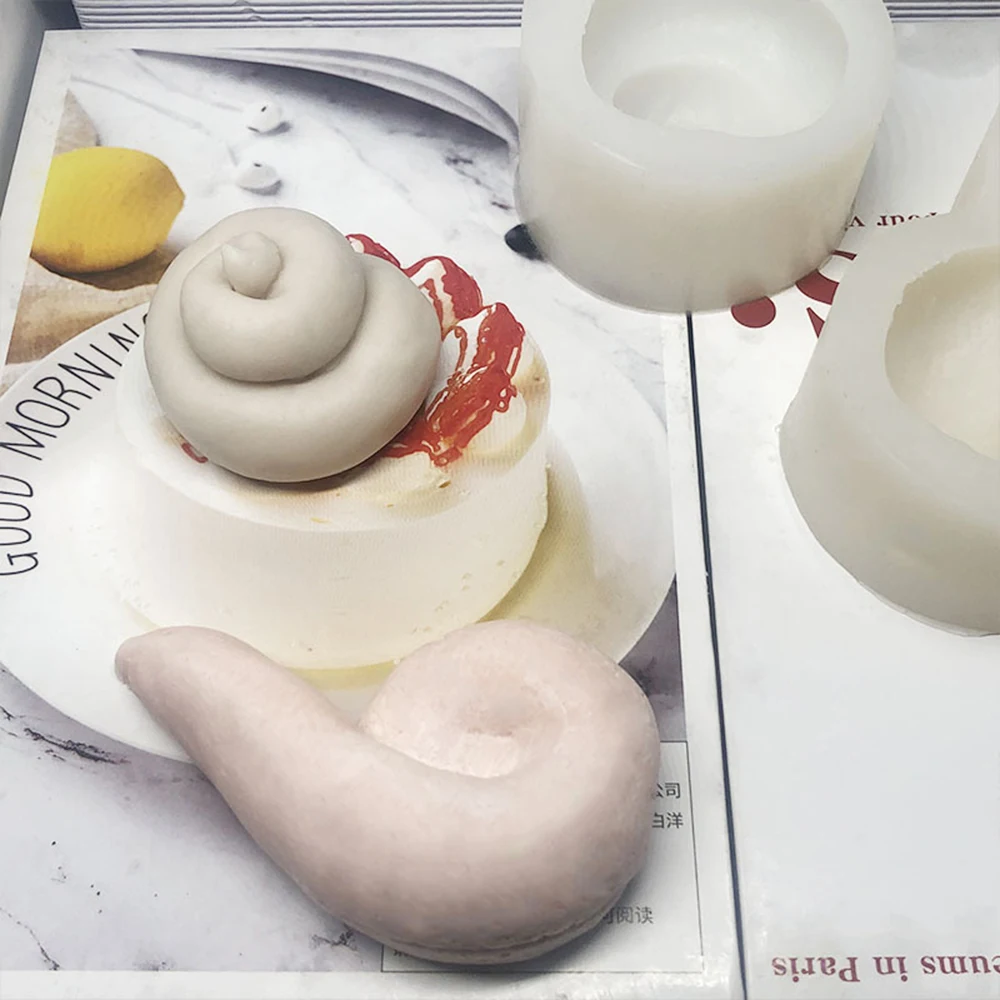 Three-Dimensional Poop Candle Mold Chocolate Mousse Baking Diy Creative Spoof Poop Cake Silicone Mold For Soap Making
Three-Dimensional Poop Candle Mold Chocolate Mousse Baking Diy Creative Spoof Poop Cake Silicone Mold For Soap Making