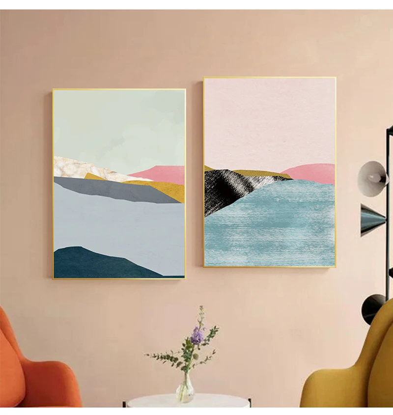 Nordic Minimalist Abstract Geometric Pattern Poster Moutain River Wall Art Picture Canvas Painting for Living Room Cuadros Decor
Nordic Minimalist Abstract Geometric Pattern Poster Moutain River Wall Art Picture Canvas Painting for Living Room Cuadros Decor