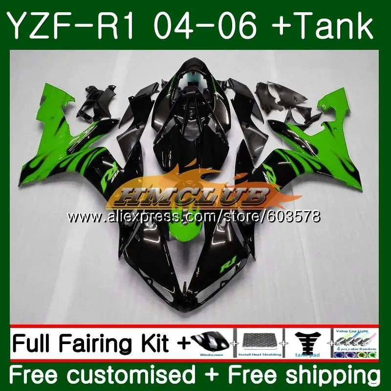Корпус для YAMAHA YZF R 1 YZF 1000 YZF-R1 2004 2005 55CL.2 зеленое пламя YZF1000 YZF R1 YZF-1000 YZFR1 04 05 06 ABS обтекатель
Корпус для YAMAHA YZF R 1 YZF 1000 YZF-R1 2004 2005 55CL.2 зеленое пламя YZF1000 YZF R1 YZF-1000 YZFR1 04 05 06 ABS обтекатель