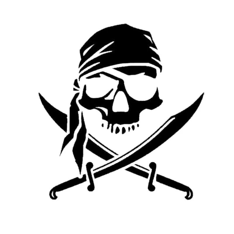 Hot Sell Pirate Skull Personalized Custom Car Stickers Stylish Motorcycle Vinyl Decals Black/Silver Personalized 15*16 CM
Hot Sell Pirate Skull Personalized Custom Car Stickers Stylish Motorcycle Vinyl Decals Black/Silver Personalized 15*16 CM