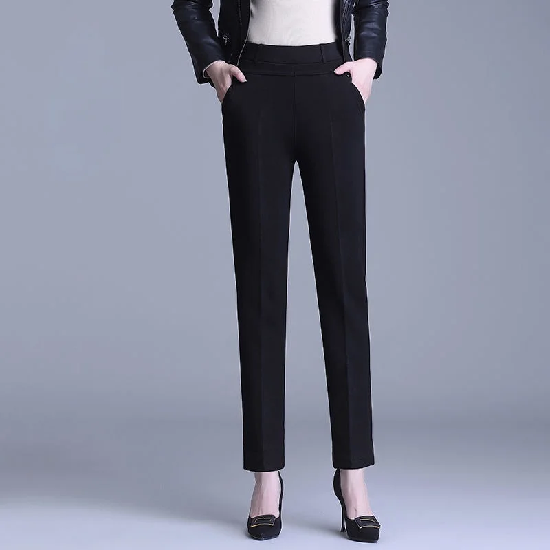 Women's 2021 Spring Autumn Women High Waist Black Pants Office Lady Casual Straight Trousers Pantalones De Mujer
Women's 2021 Spring Autumn Women High Waist Black Pants Office Lady Casual Straight Trousers Pantalones De Mujer