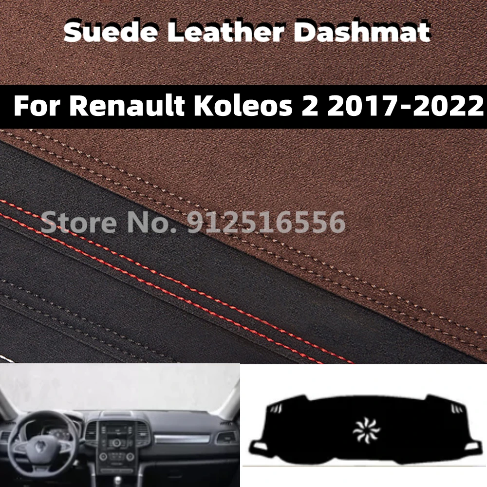 Для Renault Koleos 2 2017 2018 2019 2020 2021 автомобильный замшевый кожаный коврик для приборной панели нескользящий солнцезащитный экран аксессуары
Для Renault Koleos 2 2017 2018 2019 2020 2021 автомобильный замшевый кожаный коврик для приборной панели нескользящий солнцезащитный экран аксессуары