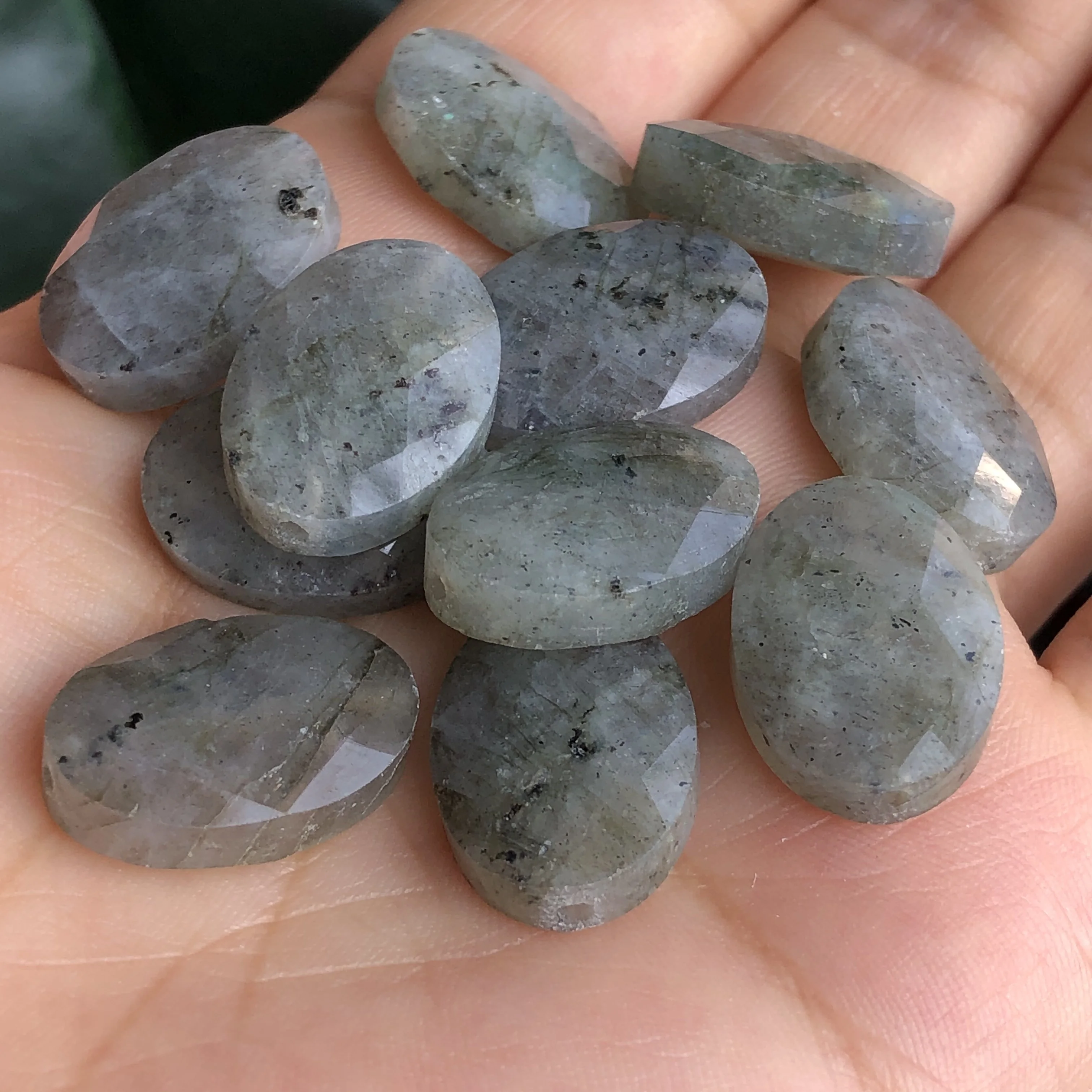 13x18mm Natural Oval Grey Labradorite Stone Faceted Flat Round Loose Spacer Beads For Diy Jewelry Making Bracelet Accessories
13x18mm Natural Oval Grey Labradorite Stone Faceted Flat Round Loose Spacer Beads For Diy Jewelry Making Bracelet Accessories