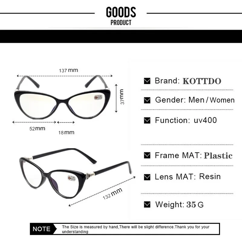 2021 New Anti-Blue Light Glasses Women Reading Glasses Computer Hyperopia Eyeglasses Presbyopia +1.0+1.5+2.0+2.5+3.0+3.5+4.0
2021 New Anti-Blue Light Glasses Women Reading Glasses Computer Hyperopia Eyeglasses Presbyopia +1.0+1.5+2.0+2.5+3.0+3.5+4.0