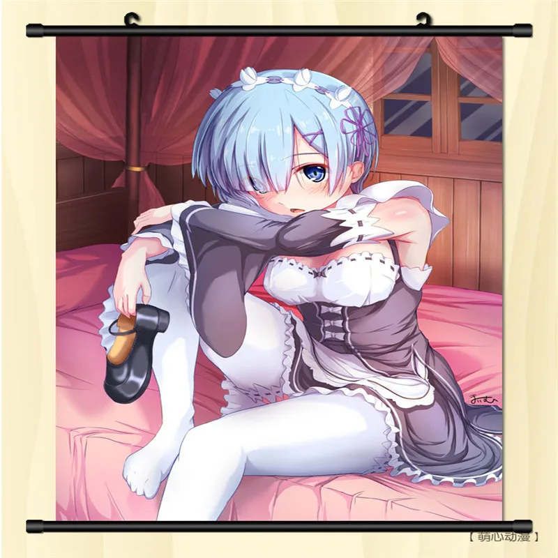 Japanese Anime Decorative Pictures Re Zero kara Hajimeru Isekai Seikatsu Rem & Ram Home Decor Wall Scroll Poster
Japanese Anime Decorative Pictures Re Zero kara Hajimeru Isekai Seikatsu Rem & Ram Home Decor Wall Scroll Poster