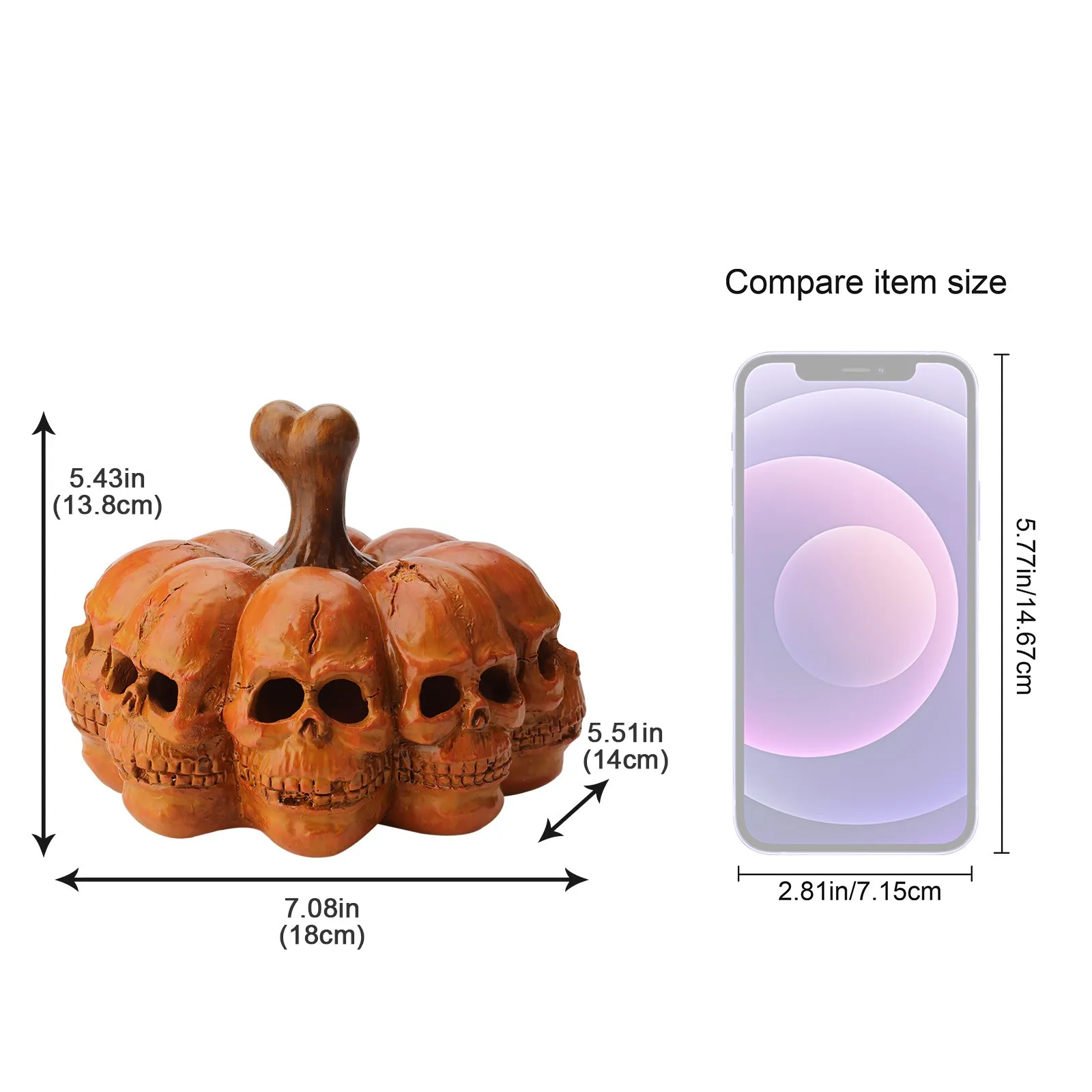 Halloween Skeleton Head Pumpkin Lantern Skull Pumpkin Lantern Night Light LED Decoration For Desktop Bookshelf Family Party
Halloween Skeleton Head Pumpkin Lantern Skull Pumpkin Lantern Night Light LED Decoration For Desktop Bookshelf Family Party