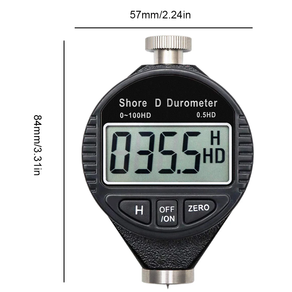 Digital Durometer Portable Plastic 100HD D Hardness Tester Meter With LCD Display(No Battery) Hardness Meter With LCD Display
Digital Durometer Portable Plastic 100HD D Hardness Tester Meter With LCD Display(No Battery) Hardness Meter With LCD Display