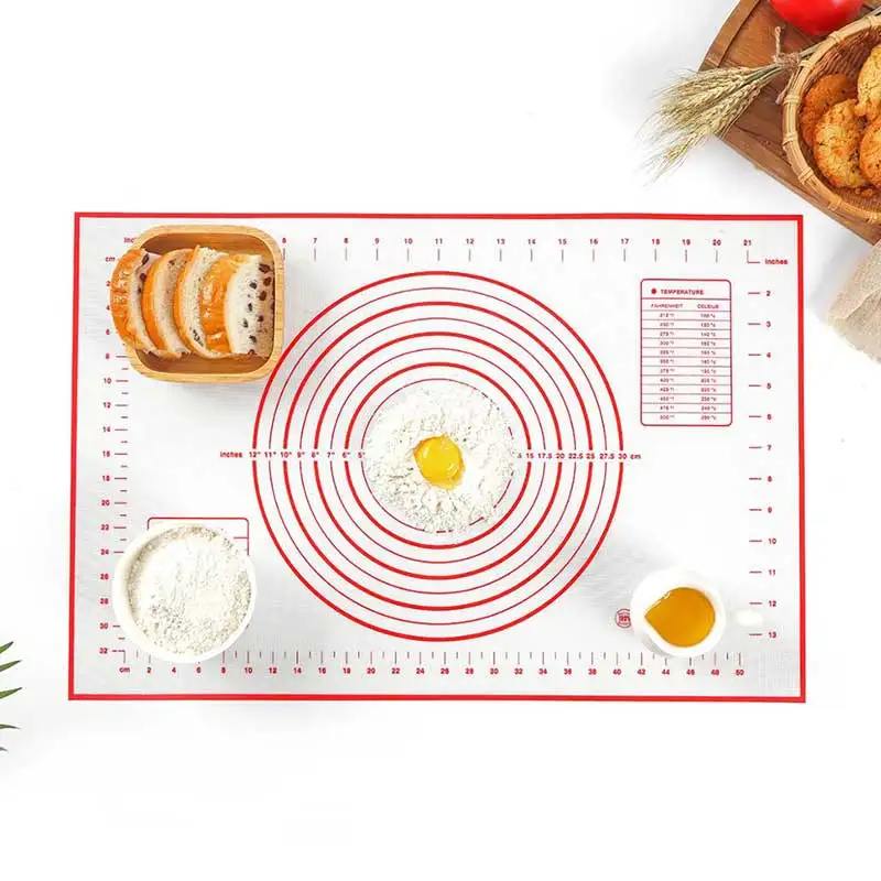 Kneading Mat Glass Fiber Silicone Mat Pastry Tools Kitchen Cooking Tools Bakeware Accessories Low Viscosity Easy To Clean 
Kneading Mat Glass Fiber Silicone Mat Pastry Tools Kitchen Cooking Tools Bakeware Accessories Low Viscosity Easy To Clean