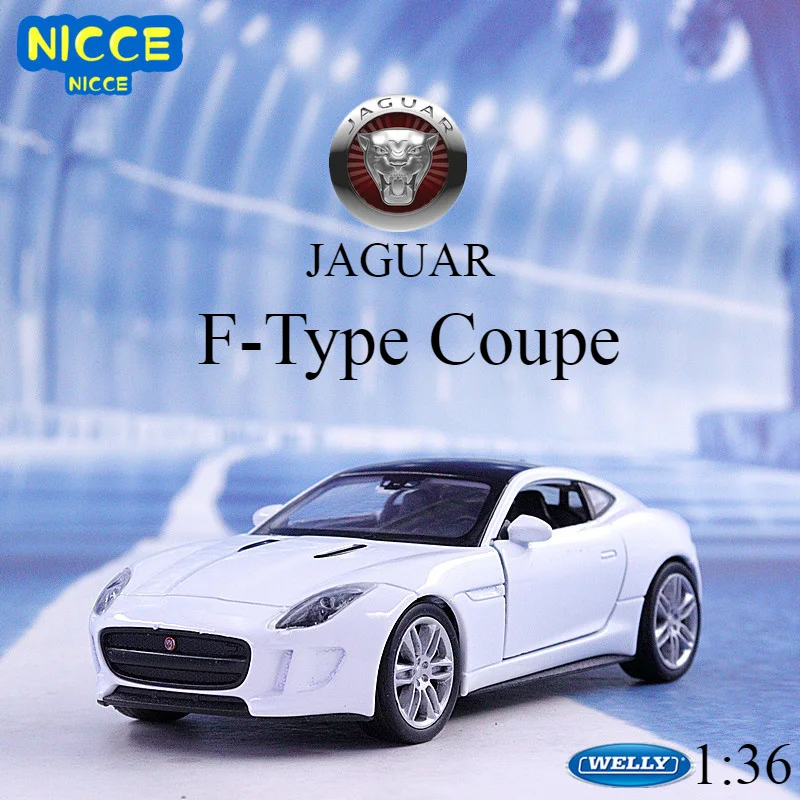 WELLY Diecast 1:36 Simulator Model Sports Car JAGUAR F-Type Coupe Pull Back Car Metal Alloy Toy Car for Kids Gift Collection B39
WELLY Diecast 1:36 Simulator Model Sports Car JAGUAR F-Type Coupe Pull Back Car Metal Alloy Toy Car for Kids Gift Collection B39