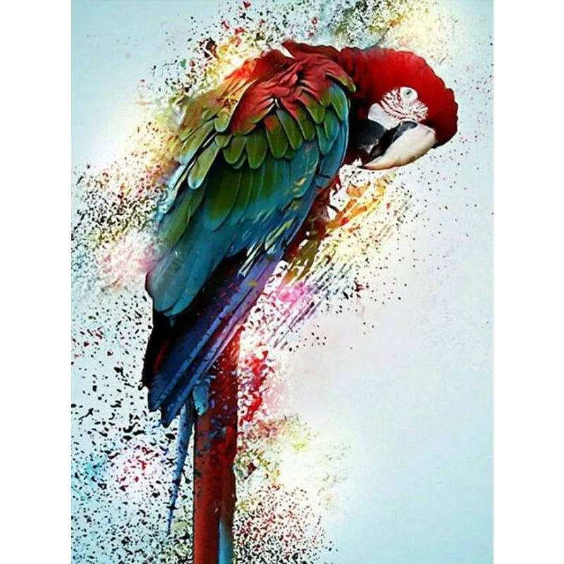 DIY Diamond Painting Colorful Parrot Embroidery Mosaic Animal Crafts Full Round Rhinestones Picture Home Decor Art Gifts
DIY Diamond Painting Colorful Parrot Embroidery Mosaic Animal Crafts Full Round Rhinestones Picture Home Decor Art Gifts