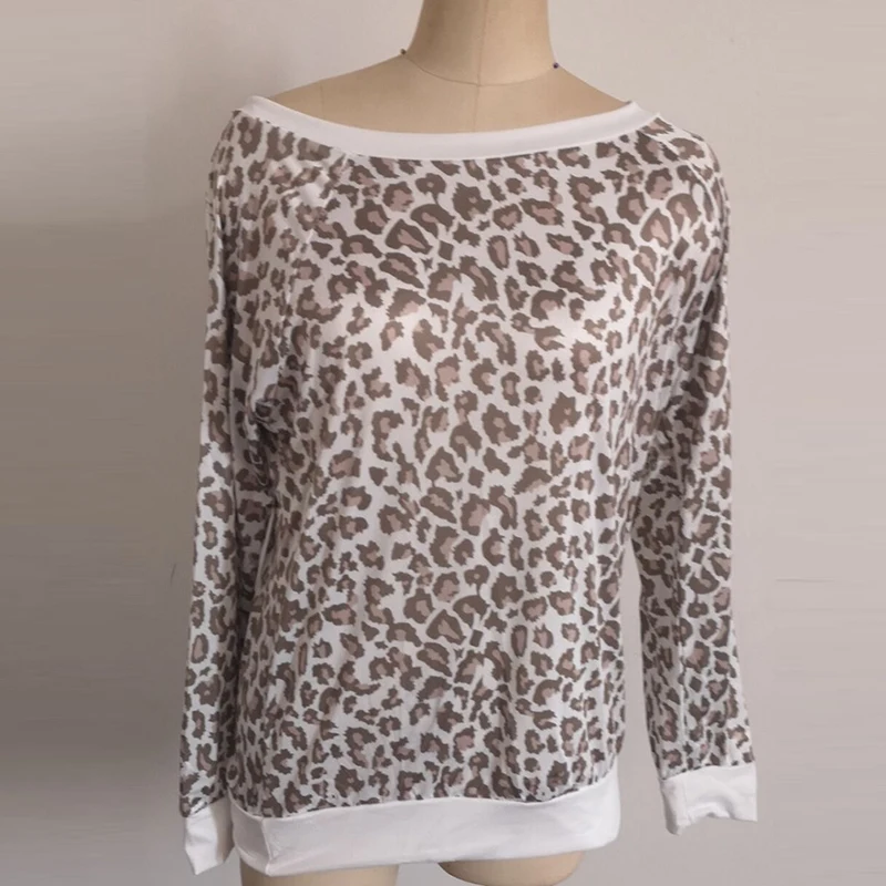 Women Fashion Pullovers Leopard Print Sweatshirt Spring Autumn O-Neck Casual Loose Tops Ladies Long Sleeve Top
Women Fashion Pullovers Leopard Print Sweatshirt Spring Autumn O-Neck Casual Loose Tops Ladies Long Sleeve Top