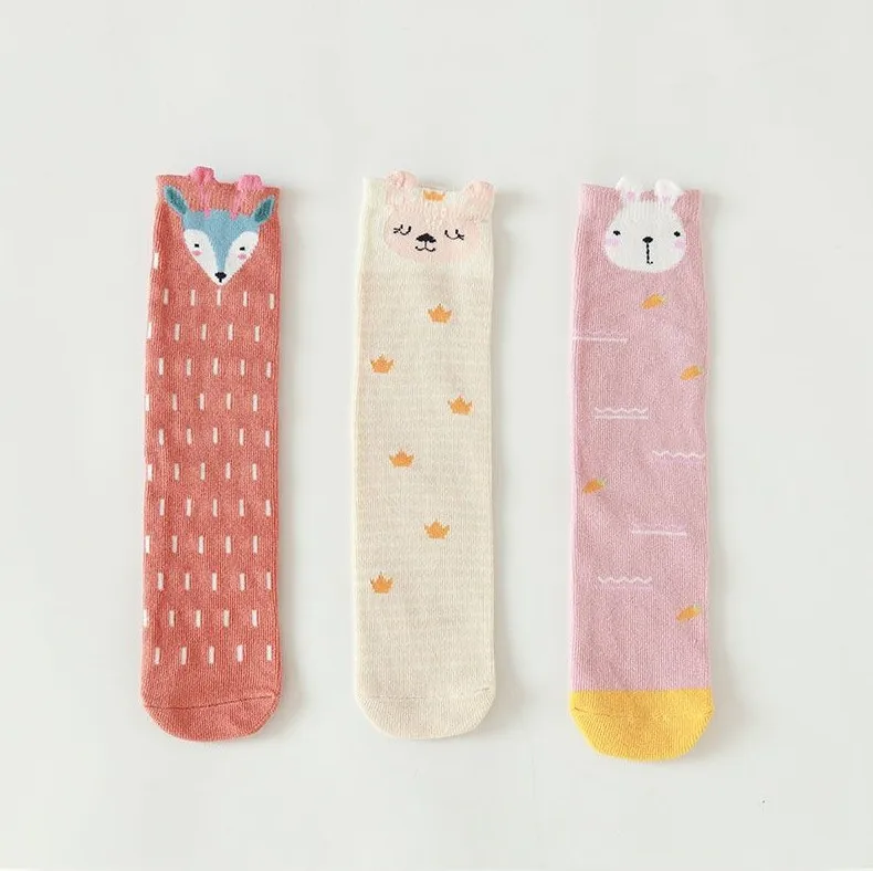 2021 Spring New 3 Pairs/lot Baby Socks Knee High Boy Girl Infant Toddler Cotton Long Socks Anti Slip Cute Cartoon Animal Socks
2021 Spring New 3 Pairs/lot Baby Socks Knee High Boy Girl Infant Toddler Cotton Long Socks Anti Slip Cute Cartoon Animal Socks