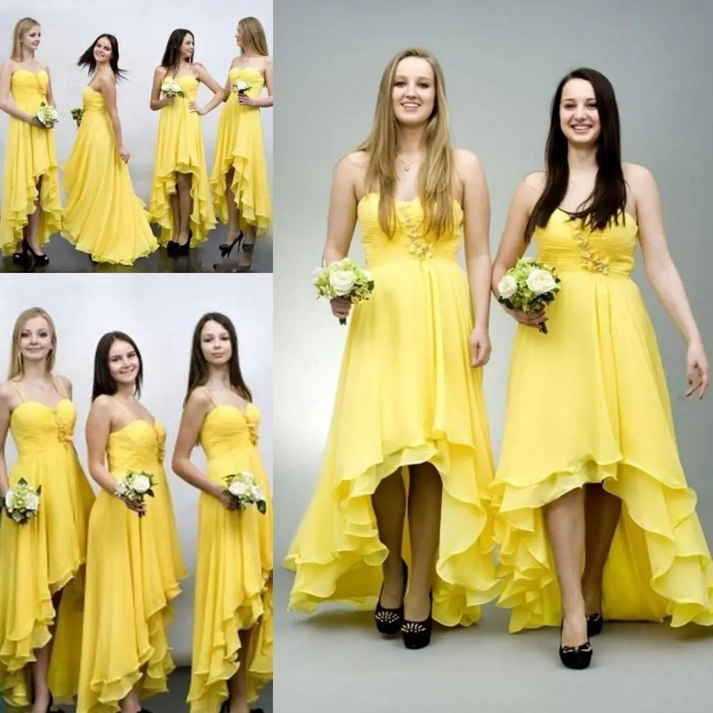 Hot Sale A Line Tiered Chiffon Bridesmaid Dresses 2020 Spaghetti Sweetheart High Low Bride Party Gowns Zipper Back Vestidos
Hot Sale A Line Tiered Chiffon Bridesmaid Dresses 2020 Spaghetti Sweetheart High Low Bride Party Gowns Zipper Back Vestidos