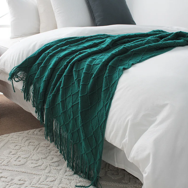 Knitted Throw Travel Grey Yellow Black Sofa Tassels Air Condition Blanket Diamond Acrylic 130x170cm Cotton Plaid Embroidered
Knitted Throw Travel Grey Yellow Black Sofa Tassels Air Condition Blanket Diamond Acrylic 130x170cm Cotton Plaid Embroidered