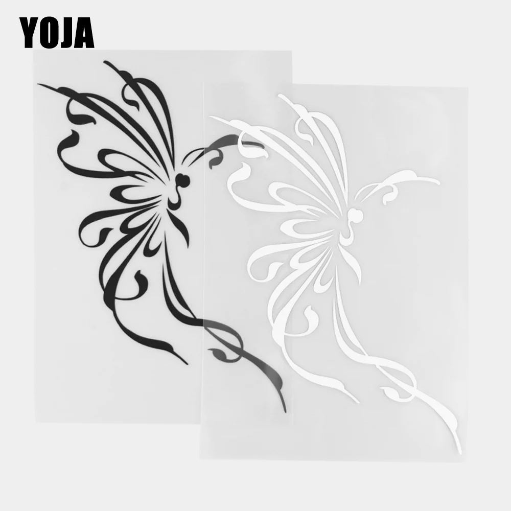 YOJA 11,7 × 16,2 см виниловые наклейки с мультяшными животными, красивые бабочки, автомобильные наклейки черного/серебряного цвета 19C-0360
YOJA 11,7 × 16,2 см виниловые наклейки с мультяшными животными, красивые бабочки, автомобильные наклейки черного/серебряного цвета 19C-0360