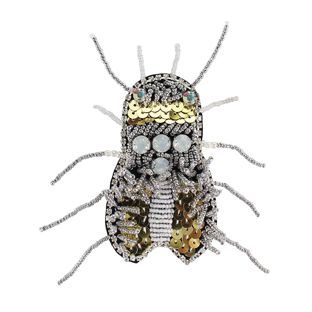 Beads Crystal Insect Patches Rhinestones Applique Sew on Clothes Shoes Brooch Decorated Badge DIY Craft 10 pieces
Beads Crystal Insect Patches Rhinestones Applique Sew on Clothes Shoes Brooch Decorated Badge DIY Craft 10 pieces