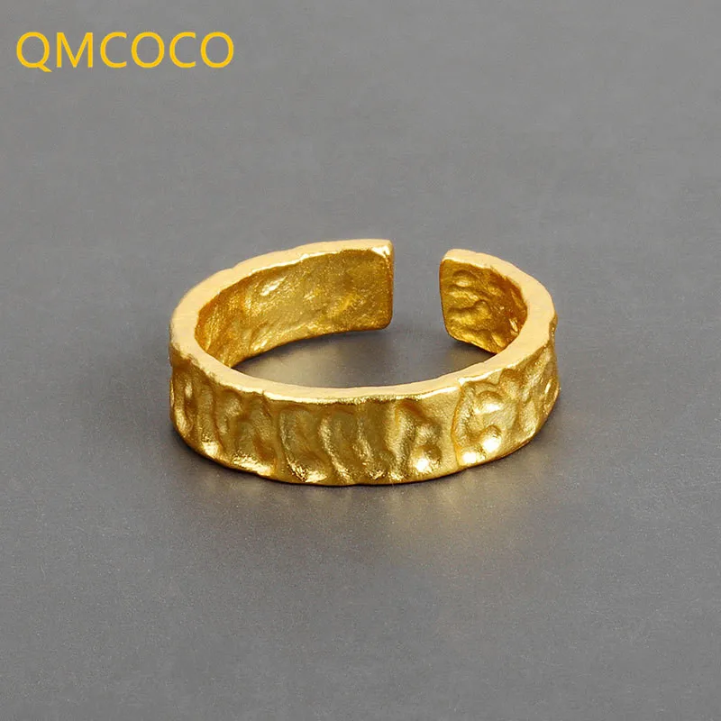 QMCOCO Silver Color Ring Vintage Open Adjustable Handmade Irregular Geometric Pattern Ring Woman Fashion Jewelry Accessories
QMCOCO Silver Color Ring Vintage Open Adjustable Handmade Irregular Geometric Pattern Ring Woman Fashion Jewelry Accessories