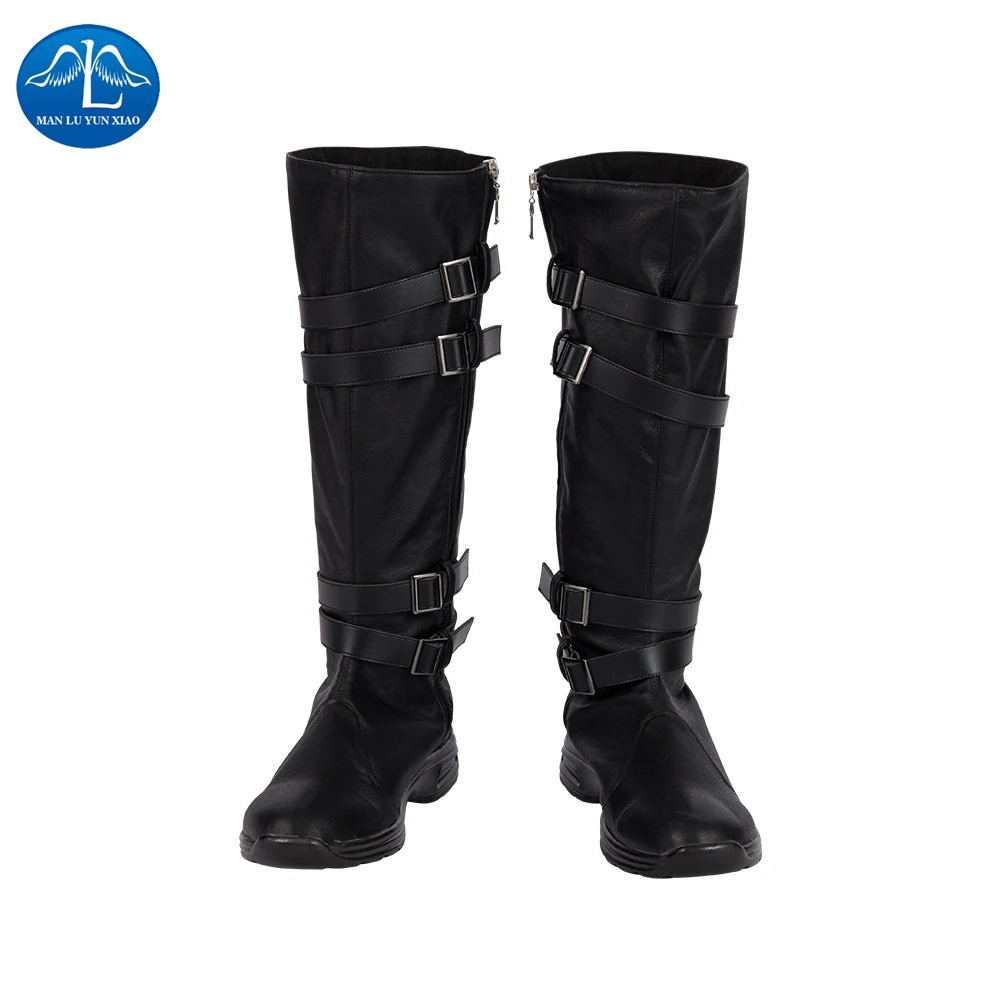 ManLuYunXiao подъем Скайуокера Кайло Рен сапоги для косплея высокие туфли из черной кожи взрослые мужские костюмы на Хэллоуин на заказ 
ManLuYunXiao подъем Скайуокера Кайло Рен сапоги для косплея высокие туфли из черной кожи взрослые мужские костюмы на Хэллоуин на заказ