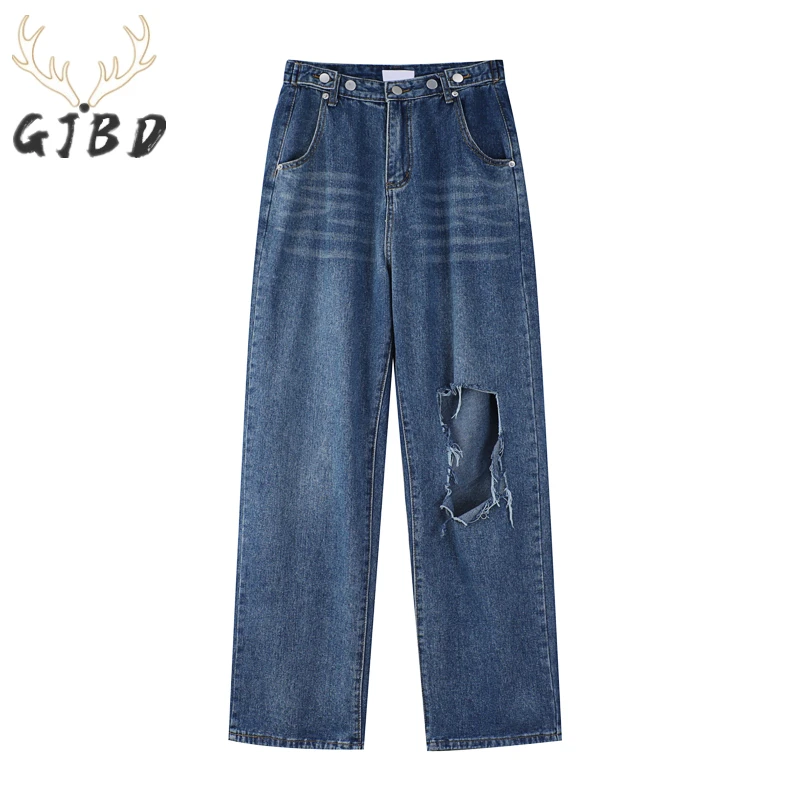 Women Ripped Jeans High Waist 2022 Summer Streetwear Fashion Baggy Straight Pants Ladies Multi Buckle Wide Leg Denim Trousers
Women Ripped Jeans High Waist 2022 Summer Streetwear Fashion Baggy Straight Pants Ladies Multi Buckle Wide Leg Denim Trousers