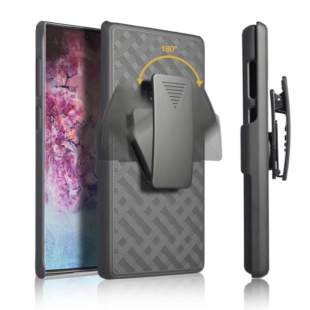 Wholesale Phone Cases kickstand Plastic Belt Clip Back Cover Phone Case for Samsung Note 10 Plus
Wholesale Phone Cases kickstand Plastic Belt Clip Back Cover Phone Case for Samsung Note 10 Plus