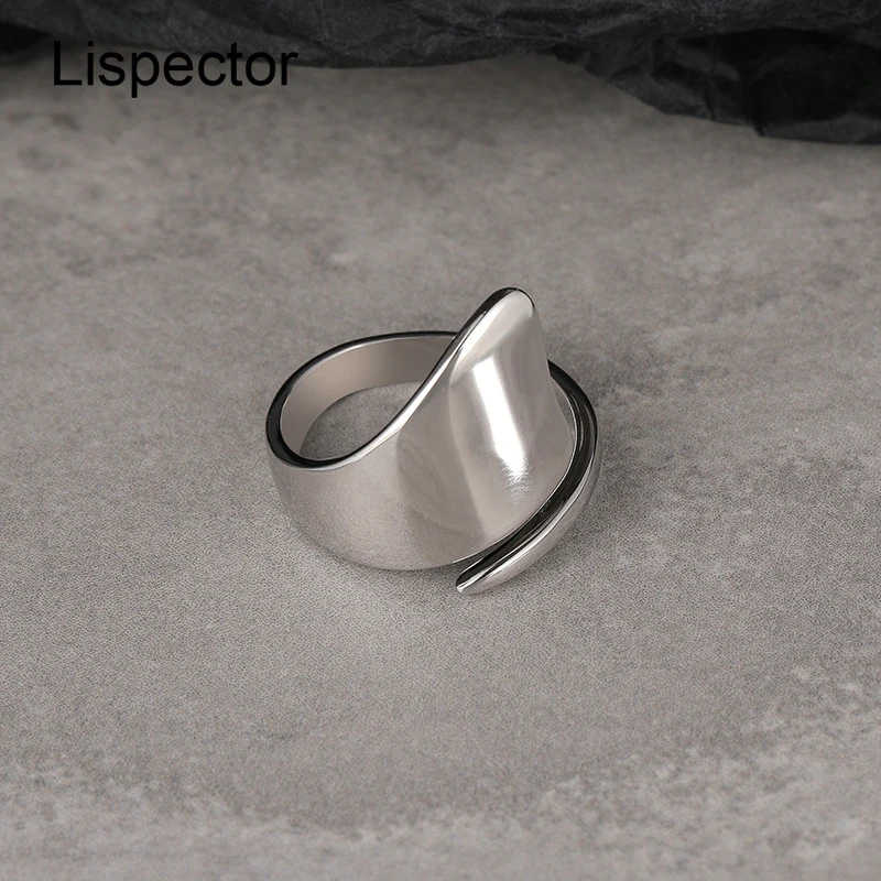 Lispector 925 Sterling Silver Korean Irregular Glossy Rings for Women Minimalist Hip Hop Rock Wide Ring Unisex Statement Jewelry
Lispector 925 Sterling Silver Korean Irregular Glossy Rings for Women Minimalist Hip Hop Rock Wide Ring Unisex Statement Jewelry