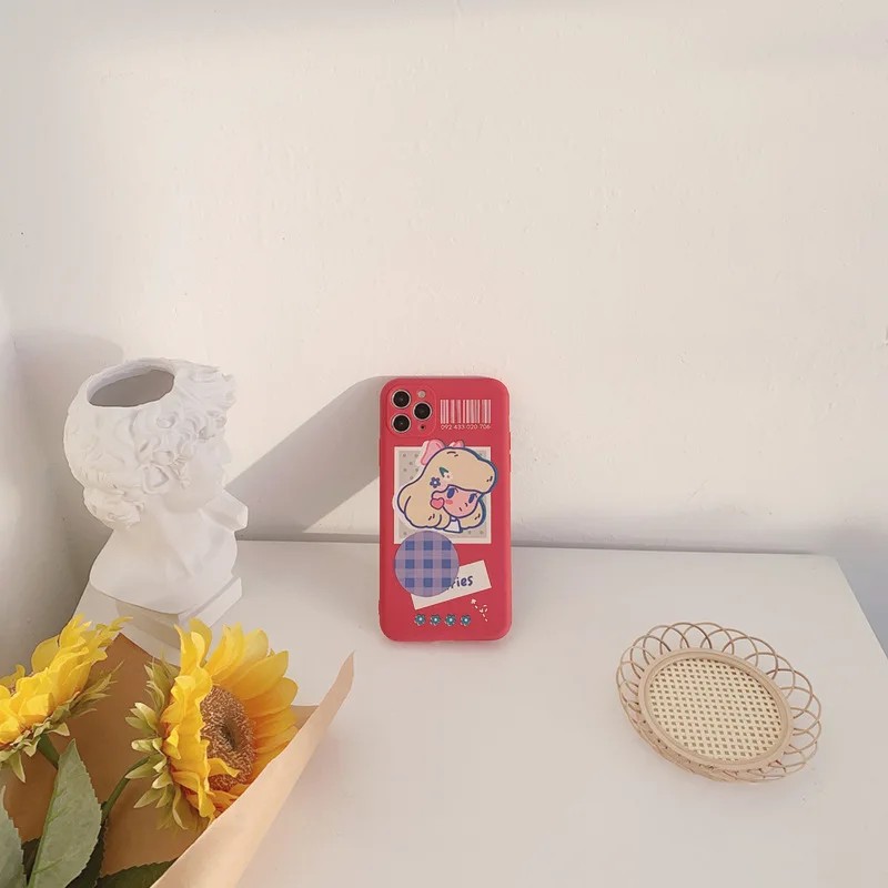 Creative Cute Cartoon Girl IPhone11ProMax/12Mini/XR/XS/X/8/7 Anti-drop Silicone Couple All-inclusive Mobile Phone Case Wholesale
Creative Cute Cartoon Girl IPhone11ProMax/12Mini/XR/XS/X/8/7 Anti-drop Silicone Couple All-inclusive Mobile Phone Case Wholesale