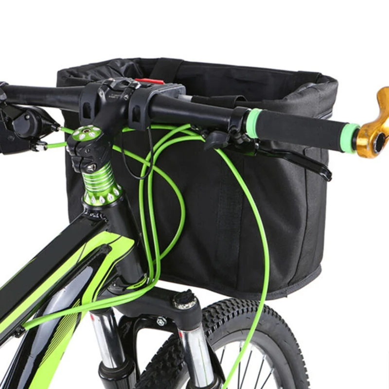 Bicycle Front Basket Removable Waterproof Bike Handlebar Basket Pet Carrier Bag
Bicycle Front Basket Removable Waterproof Bike Handlebar Basket Pet Carrier Bag