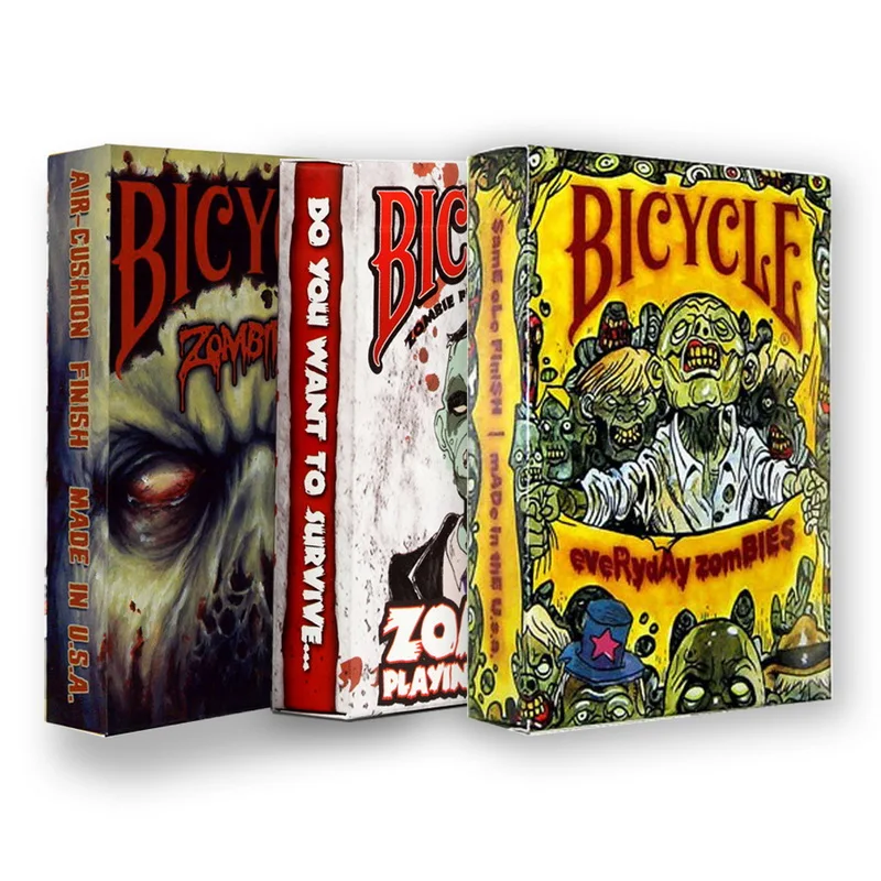 

Bicycle Zombie Playing Cards Halloween Ghost Theme Deck Poker Size USPCC Magic Card Games Magic Tricks Props for Magician