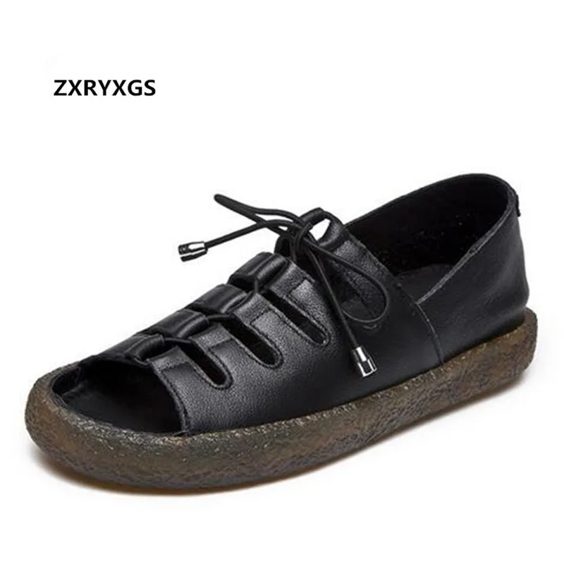 2022 Summer Cross Straps Roman Sandals Open Shoes Casual Sandals Flat Soft Comfort Full Genuine Leather Sandals Women Sandals
2022 Summer Cross Straps Roman Sandals Open Shoes Casual Sandals Flat Soft Comfort Full Genuine Leather Sandals Women Sandals