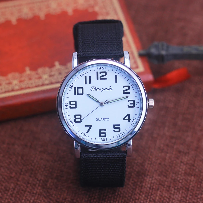 Chaoyada Women Men Fashion Cool Simple Waterproof Quartz Watches Gentleman Military Canvas Strap Luminous Hands Wristwatch Clock
Chaoyada Women Men Fashion Cool Simple Waterproof Quartz Watches Gentleman Military Canvas Strap Luminous Hands Wristwatch Clock