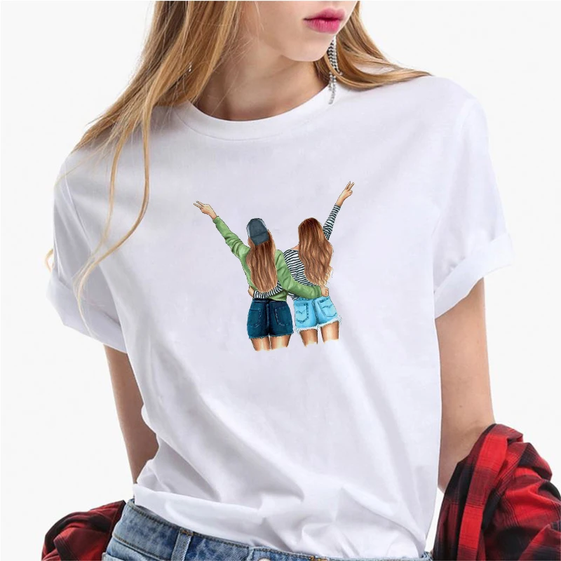 LUSLOS Fashion Women T Shirts Funny T Shirt Women Best Friends Tshirt Best Friends O-Neck Graphic Tee Plus Size Tops
LUSLOS Fashion Women T Shirts Funny T Shirt Women Best Friends Tshirt Best Friends O-Neck Graphic Tee Plus Size Tops