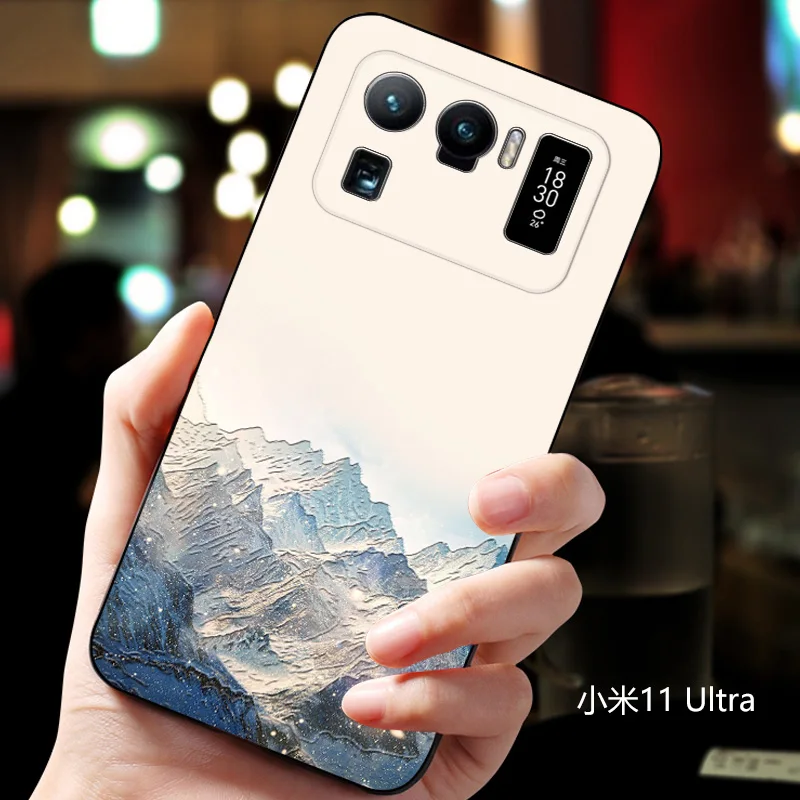 Embossed vintage East Asian Chinese Japanese style case For xiaomi mi 11 ultra mi11ultra Snow Mountain Crane cover
Embossed vintage East Asian Chinese Japanese style case For xiaomi mi 11 ultra mi11ultra Snow Mountain Crane cover