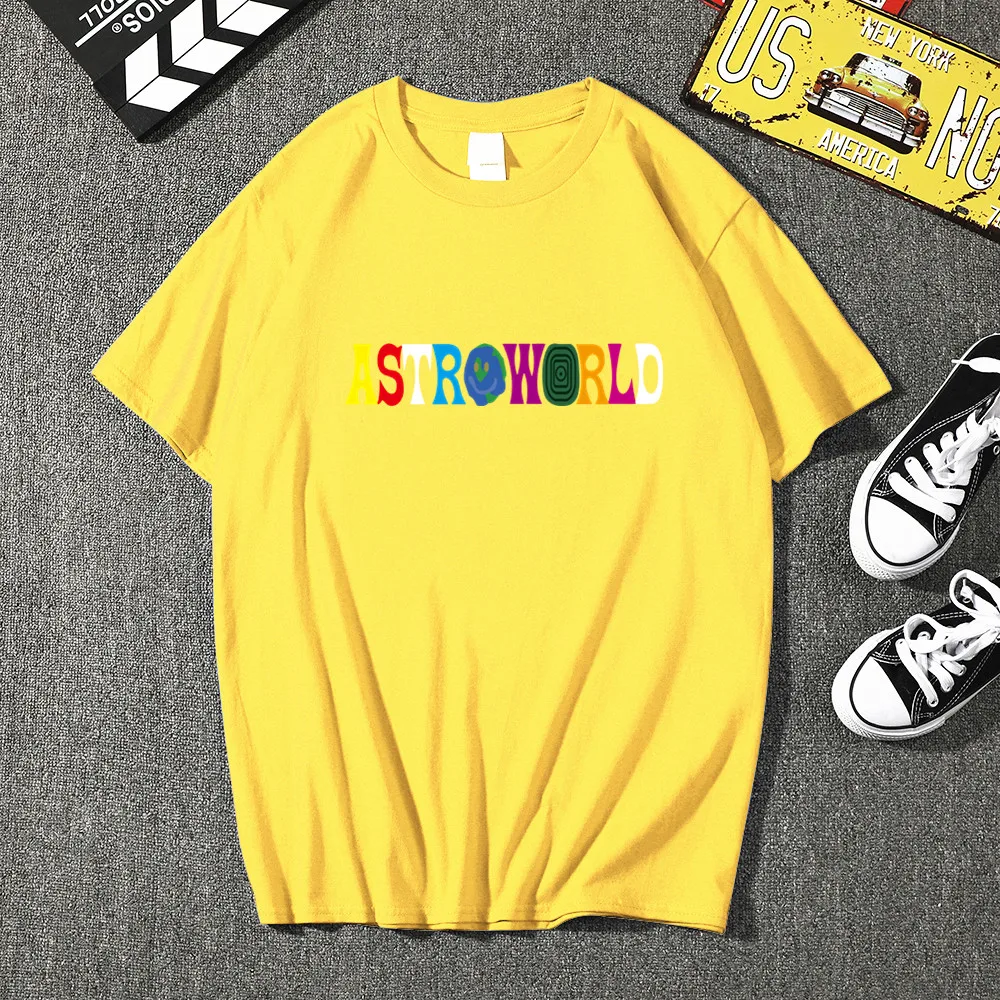 Fashion Hip Hop T Shirt Men Women Travis Scotts ASTROWORLD Harajuku T-Shirts WISH YOU WERE HERE Letter Print Tees Tops
Fashion Hip Hop T Shirt Men Women Travis Scotts ASTROWORLD Harajuku T-Shirts WISH YOU WERE HERE Letter Print Tees Tops