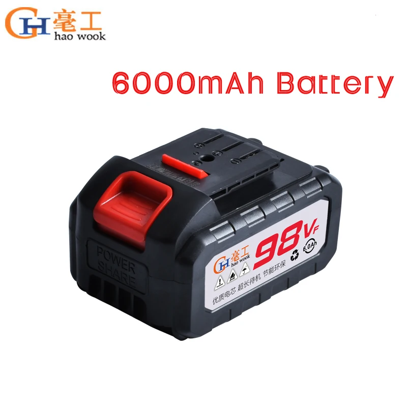 4000mAh/6000mAh work on 98VF/78VF Lithium-Ion series Cordless Dirll/Brushless Wrench/Screwdriver/Circular Saw/Jig Saw
4000mAh/6000mAh work on 98VF/78VF Lithium-Ion series Cordless Dirll/Brushless Wrench/Screwdriver/Circular Saw/Jig Saw