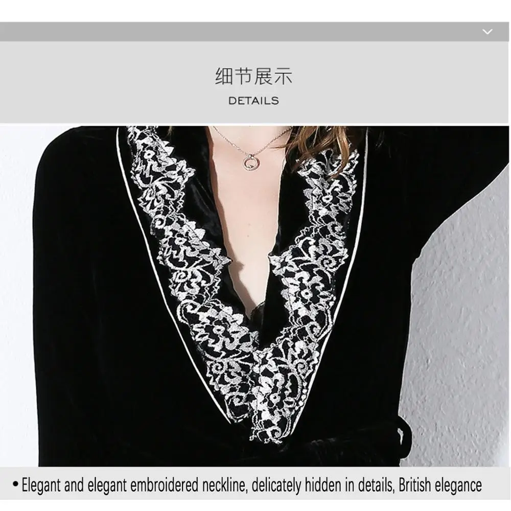 Women Bathrobes Retro Princess Nightgowns Lace Women Long Nightdress Winter Bathrobes Lady Sleeping Dress Velvet Dressing Gown
Women Bathrobes Retro Princess Nightgowns Lace Women Long Nightdress Winter Bathrobes Lady Sleeping Dress Velvet Dressing Gown