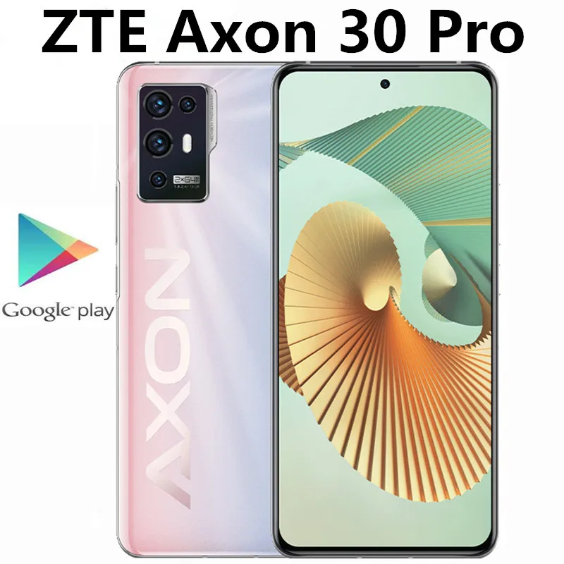 Фото Новый телефон ZTE Axon 30 Pro 5G на базе Android сканер отпечатков пальцев и лица 6 67 дюйма 120