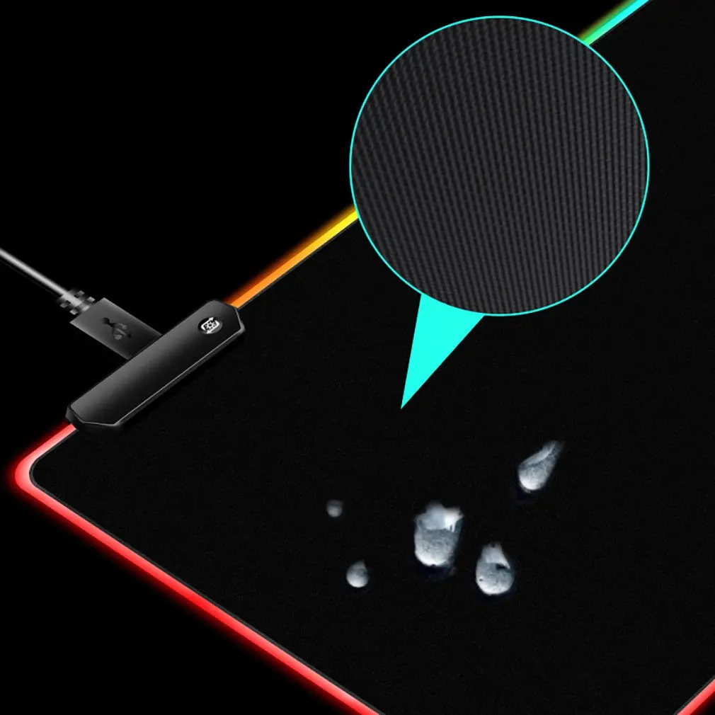 Luminous Gaming Mouse Pad Oversized Fine Surface Waterproof Sewing Desk Cloth Pad Colorful Light RGB Esports Atmosphere Lamp
Luminous Gaming Mouse Pad Oversized Fine Surface Waterproof Sewing Desk Cloth Pad Colorful Light RGB Esports Atmosphere Lamp