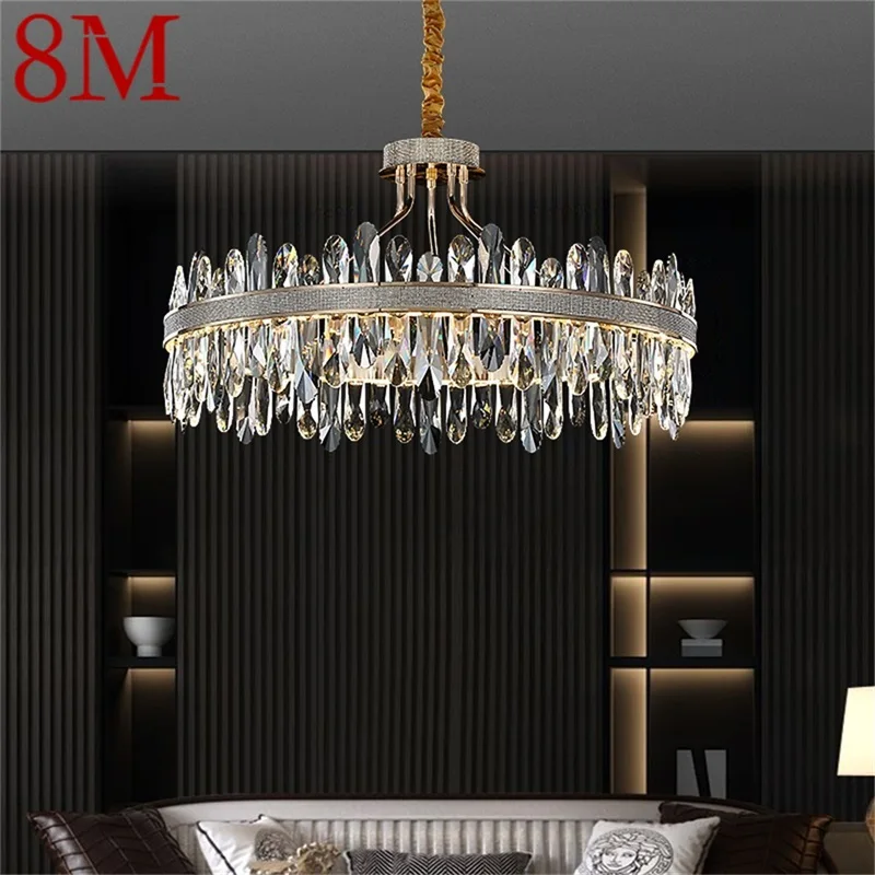 8M Chandelier Pendant Lamp Postmodern Creative Crystal Light Fixture for Home Living Dining Room
8M Chandelier Pendant Lamp Postmodern Creative Crystal Light Fixture for Home Living Dining Room