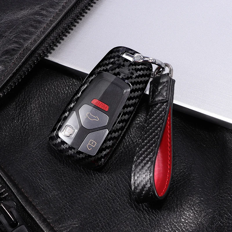 For Audi A4 New A4L A5 A6L QT S5 S7 Q7 TTS Auto Protection PC Carbon Fiber Full protective cover Car Key Case Key Cover shell
For Audi A4 New A4L A5 A6L QT S5 S7 Q7 TTS Auto Protection PC Carbon Fiber Full protective cover Car Key Case Key Cover shell