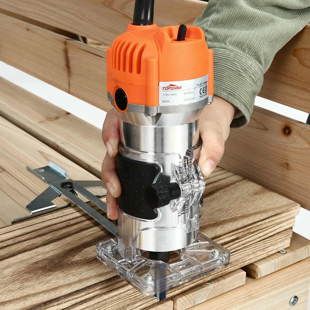 30000rpm 800W Electric Trimmer Wood Milling 6.35mm Mini Portable Manual Trimming Engraving Slotting Machine for Woodworking
30000rpm 800W Electric Trimmer Wood Milling 6.35mm Mini Portable Manual Trimming Engraving Slotting Machine for Woodworking