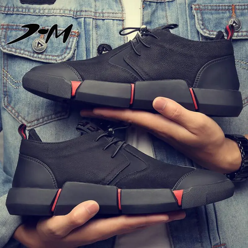 JiMing Brand High quality all Black Men's leather casual shoes Fashion Breathable Sneakers fashion flats LG-11 Lace-Up
JiMing Brand High quality all Black Men's leather casual shoes Fashion Breathable Sneakers fashion flats LG-11 Lace-Up