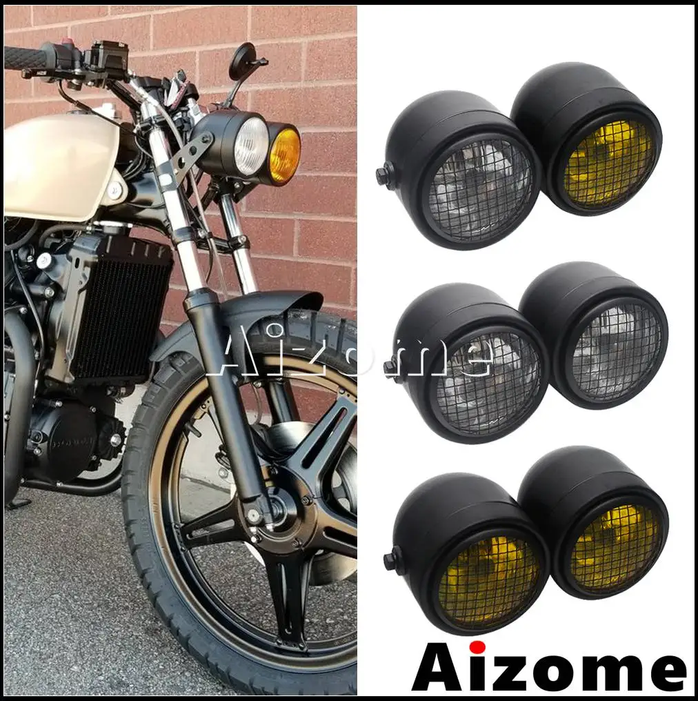 Universal Twin Dominator Dual Headlight Cafe Racer Front Lamp Headlamp 28-42mm Mount Clamp For Honda Suzuki Kawasaki
Universal Twin Dominator Dual Headlight Cafe Racer Front Lamp Headlamp 28-42mm Mount Clamp For Honda Suzuki Kawasaki