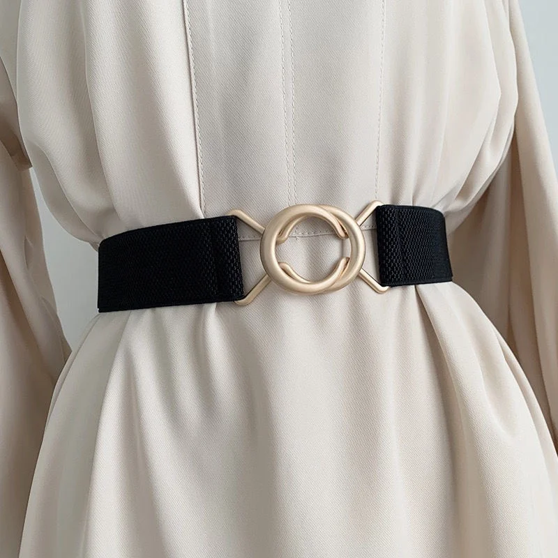 Waist cover women's spring and summer seasons new belt elastic simple fashion decoration versatile elastic skirt shirt belt
Waist cover women's spring and summer seasons new belt elastic simple fashion decoration versatile elastic skirt shirt belt
