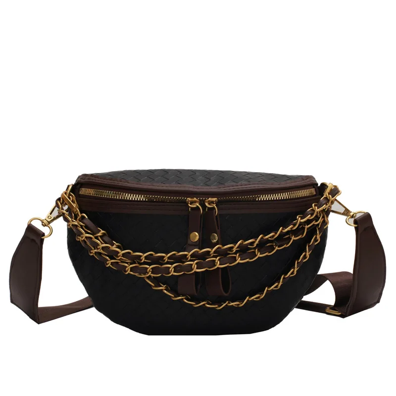 Retro Small Chain Women's Fanny Pack Plaid Leather Waist Crossbody Chest Bags Luxury Designer Handbags Female Belt Bag
Retro Small Chain Women's Fanny Pack Plaid Leather Waist Crossbody Chest Bags Luxury Designer Handbags Female Belt Bag
