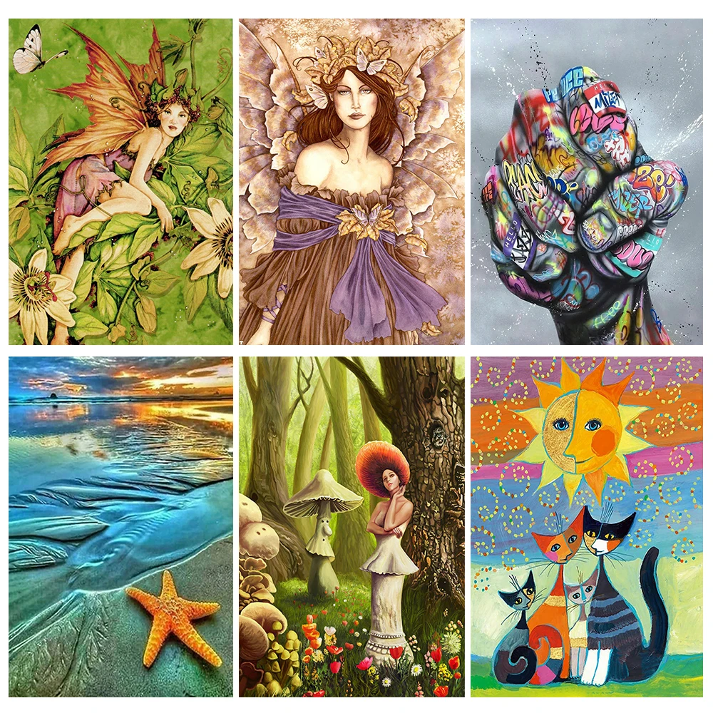 3D Diy round diamond painting diamond inlaid diamond art embroidery painting girl sea painting home decoration handmade
3D Diy round diamond painting diamond inlaid diamond art embroidery painting girl sea painting home decoration handmade