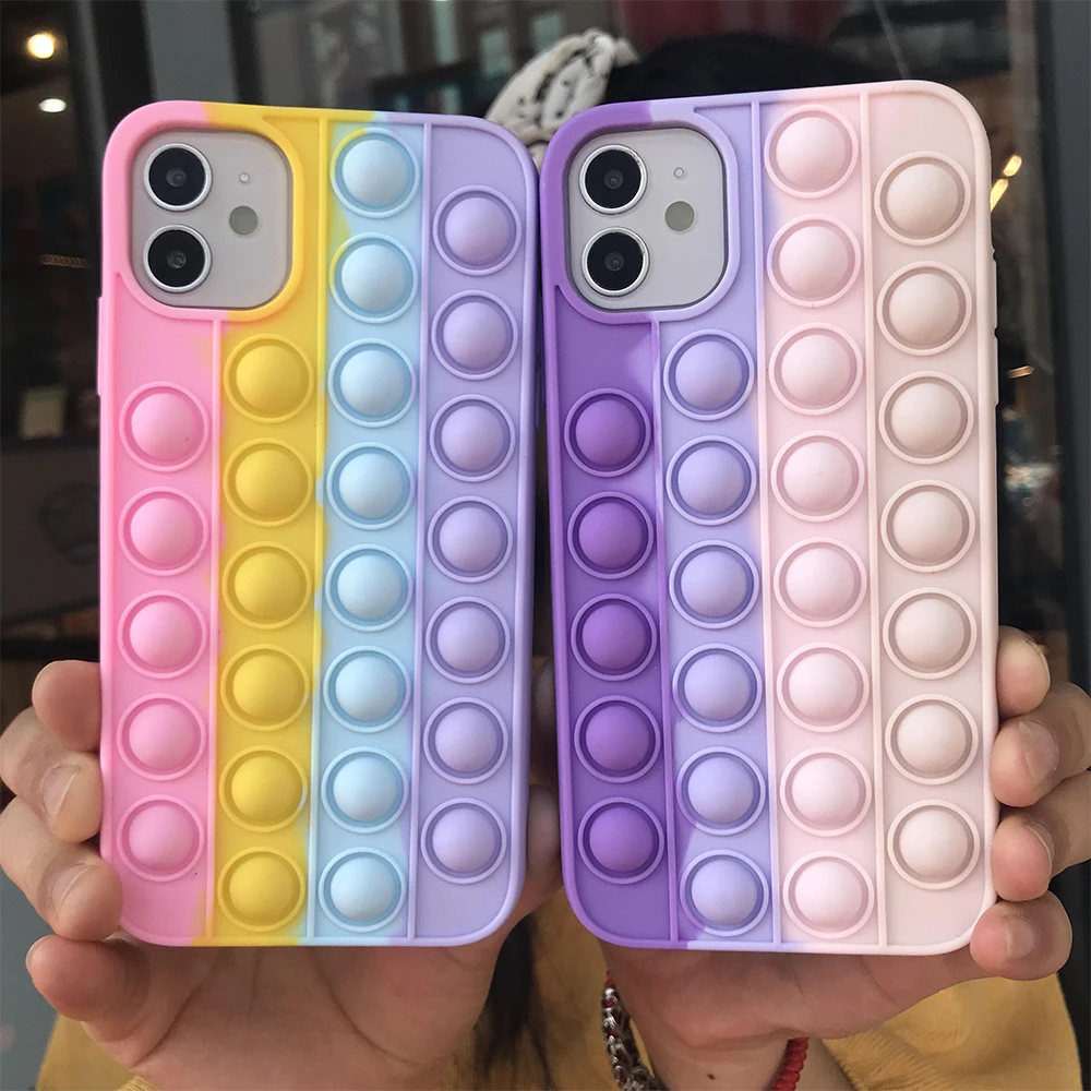 Silicone Rainbow Phone Case For Iphone XS 11 12 Pro Max For iphone 6 6s XR X 7 8 13 Plus Soft Phone Anti-fall Cover
Silicone Rainbow Phone Case For Iphone XS 11 12 Pro Max For iphone 6 6s XR X 7 8 13 Plus Soft Phone Anti-fall Cover