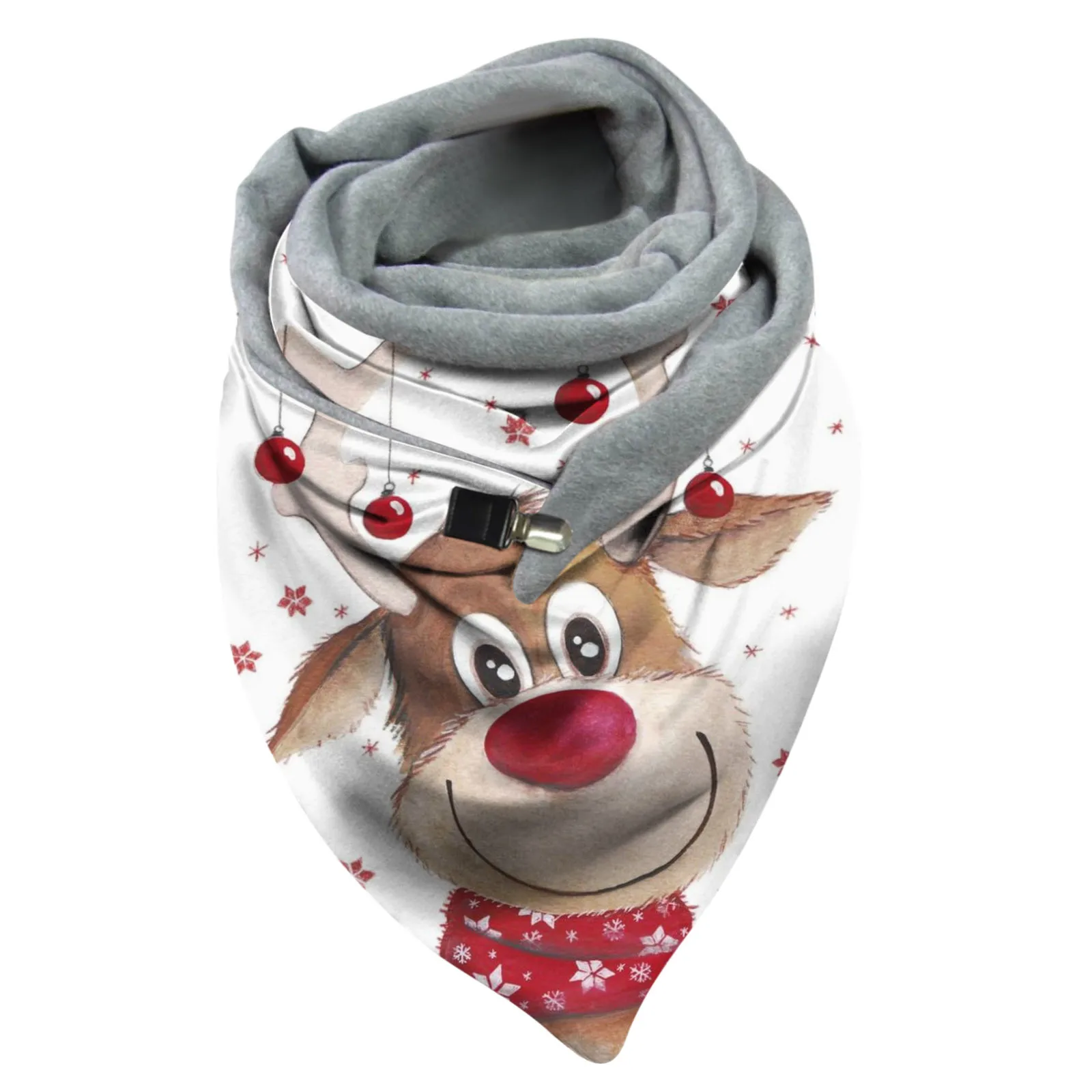 Christmas Deer Print Button Scarves Winter Women Soft Wrap Warm Wraps Windproof Scarf Echarpe Hiver
Christmas Deer Print Button Scarves Winter Women Soft Wrap Warm Wraps Windproof Scarf Echarpe Hiver
