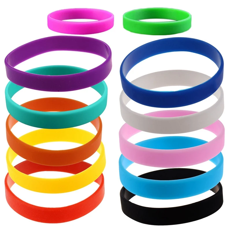 Fashion Silicone Rubber Elasticity Wristband Wrist Band Cuff Bracelet Bangle White
Fashion Silicone Rubber Elasticity Wristband Wrist Band Cuff Bracelet Bangle White