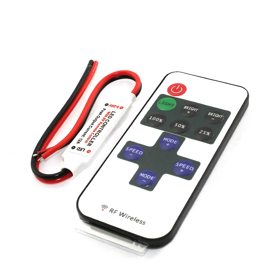 12V Dimmer LED Controller 11key DC 12 24 V Remote for led strip light 2835 5050 5630 Single Color Dimmer TV Backlight garland
12V Dimmer LED Controller 11key DC 12 24 V Remote for led strip light 2835 5050 5630 Single Color Dimmer TV Backlight garland